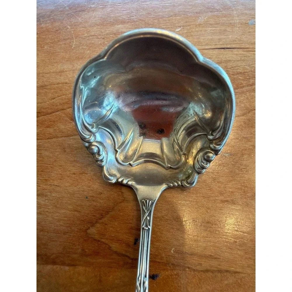 Antique‎ Towle Empire Sterling Silver Cream Ladle 1894 Shell Bowl
